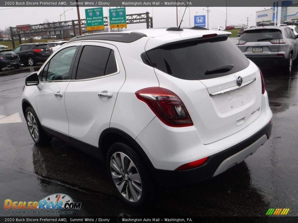 2020 Buick Encore Preferred AWD Summit White / Ebony Photo #7