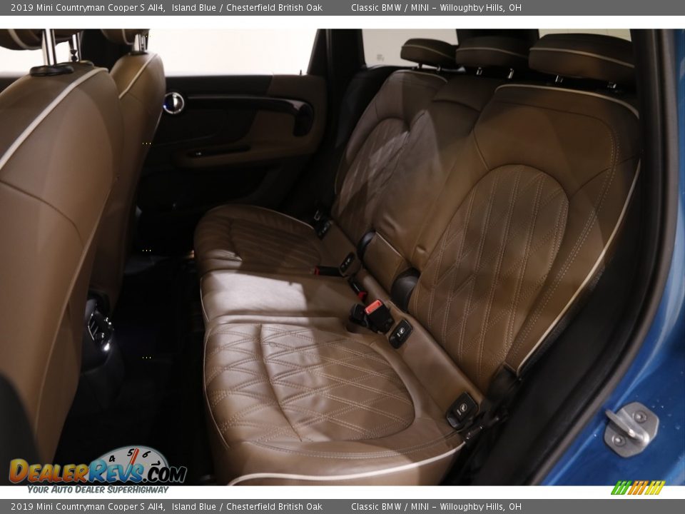2019 Mini Countryman Cooper S All4 Island Blue / Chesterfield British Oak Photo #16