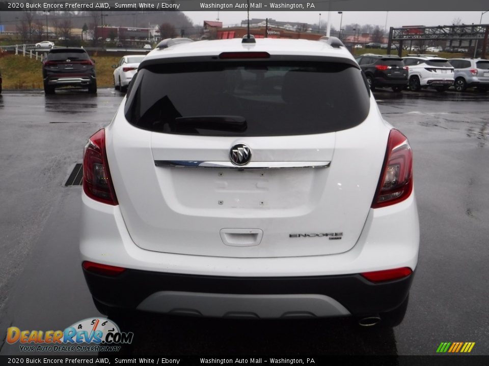 2020 Buick Encore Preferred AWD Summit White / Ebony Photo #8