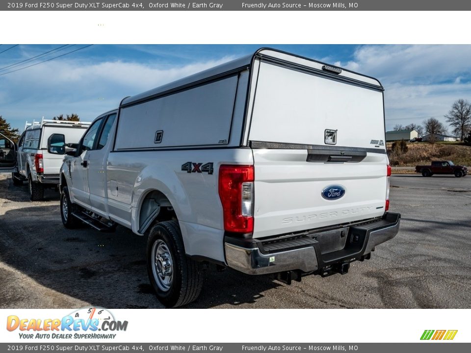 2019 Ford F250 Super Duty XLT SuperCab 4x4 Oxford White / Earth Gray Photo #6