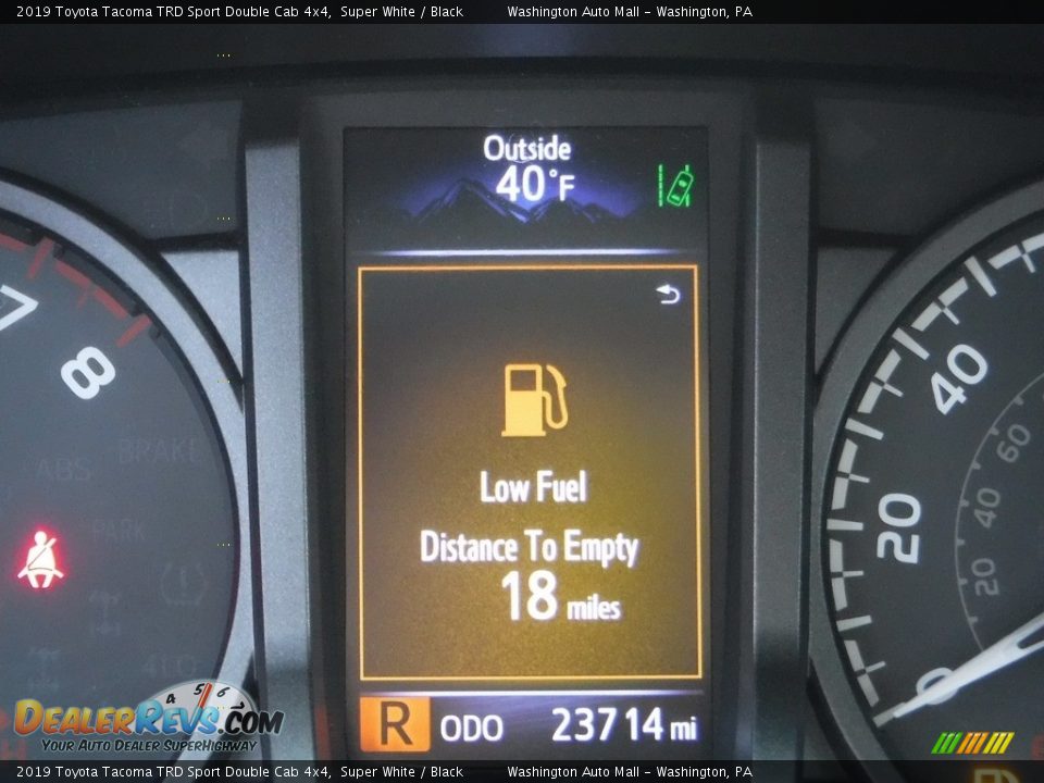 2019 Toyota Tacoma TRD Sport Double Cab 4x4 Super White / Black Photo #34