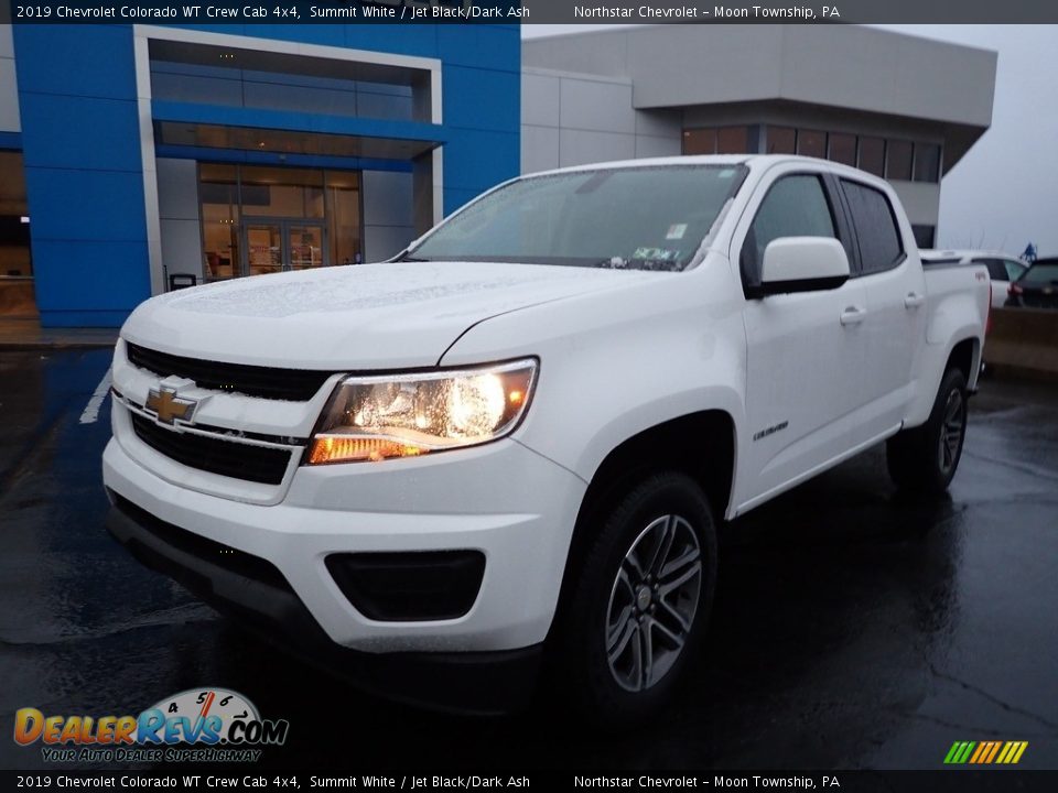 2019 Chevrolet Colorado WT Crew Cab 4x4 Summit White / Jet Black/Dark Ash Photo #2