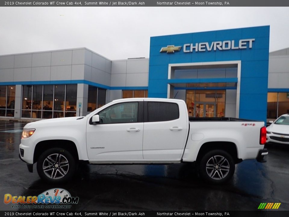 Summit White 2019 Chevrolet Colorado WT Crew Cab 4x4 Photo #3