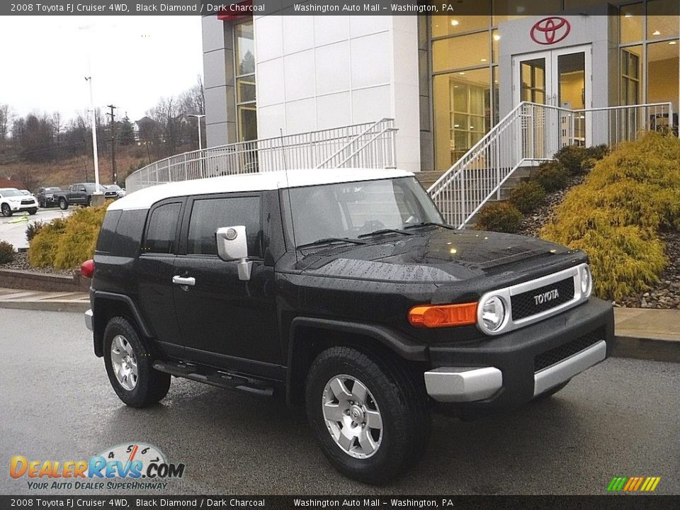 2008 Toyota FJ Cruiser 4WD Black Diamond / Dark Charcoal Photo #1