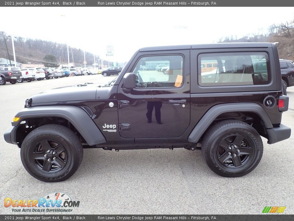 2021 Jeep Wrangler Sport 4x4 Black / Black Photo #2