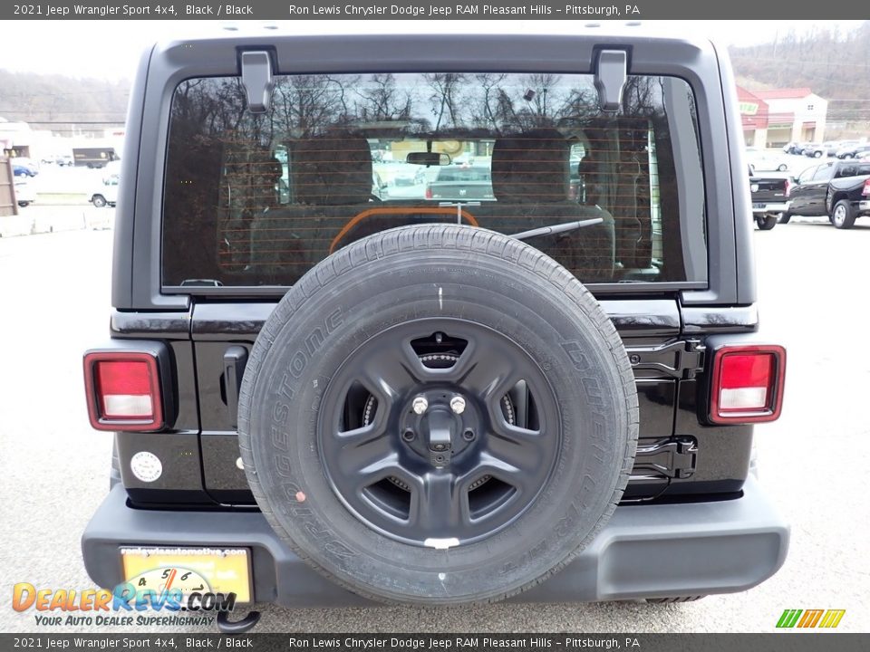 2021 Jeep Wrangler Sport 4x4 Black / Black Photo #4