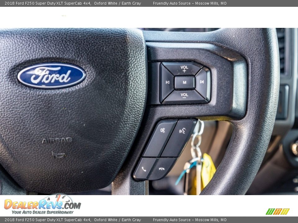 2018 Ford F250 Super Duty XLT SuperCab 4x4 Oxford White / Earth Gray Photo #34