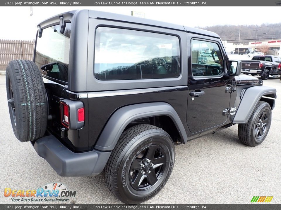 2021 Jeep Wrangler Sport 4x4 Black / Black Photo #6