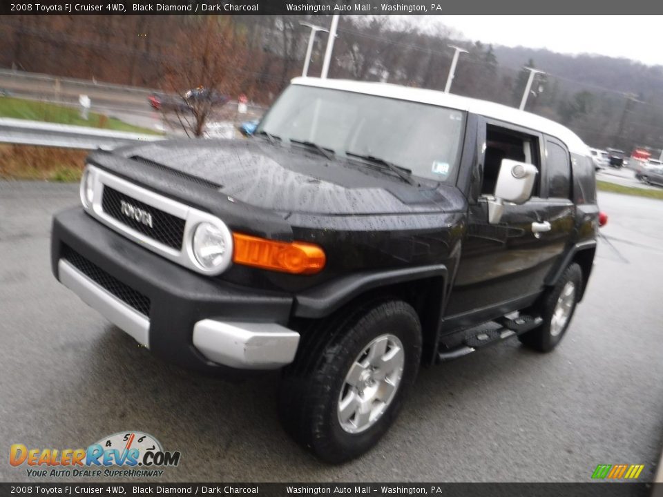 2008 Toyota FJ Cruiser 4WD Black Diamond / Dark Charcoal Photo #10