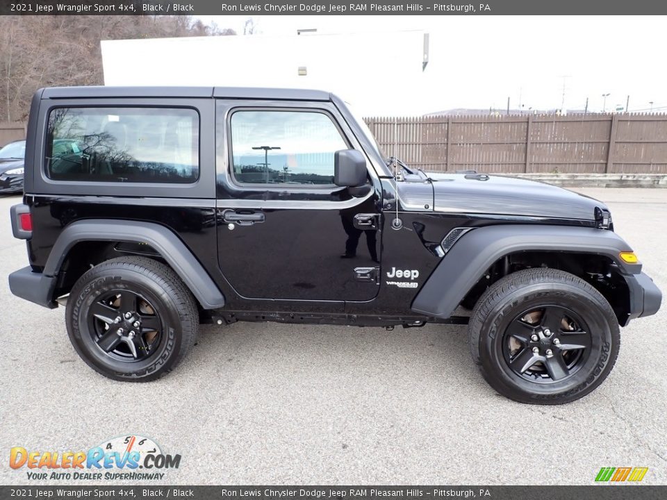 2021 Jeep Wrangler Sport 4x4 Black / Black Photo #7