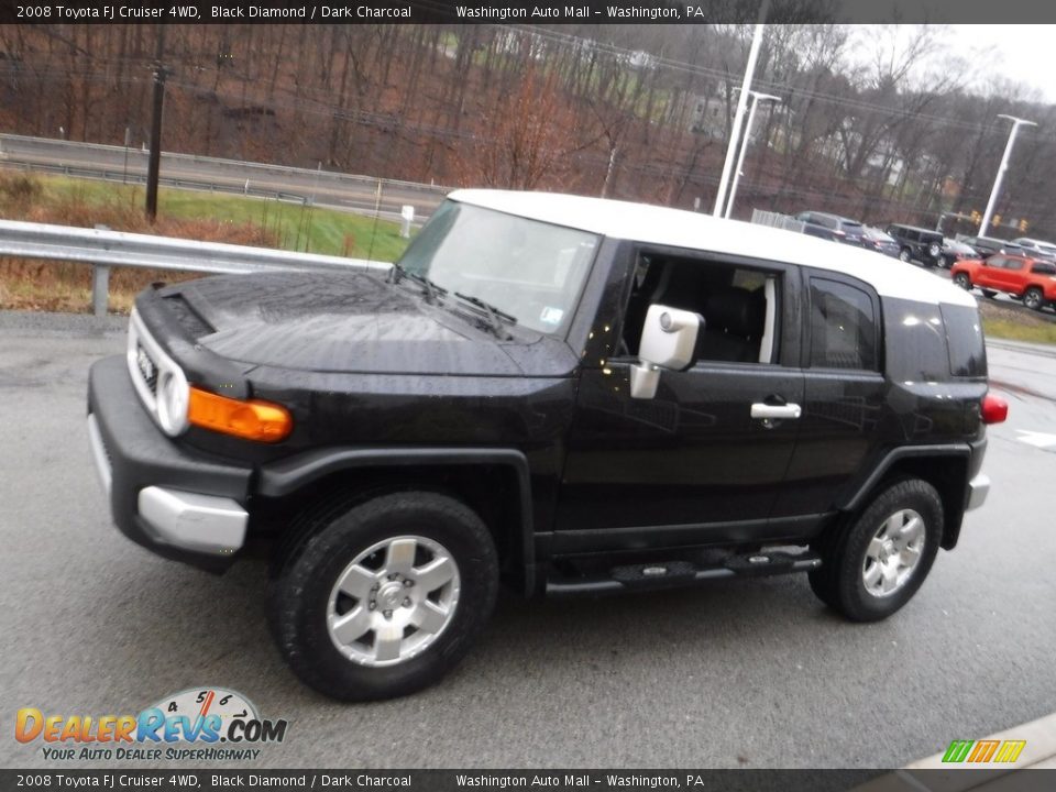 2008 Toyota FJ Cruiser 4WD Black Diamond / Dark Charcoal Photo #11