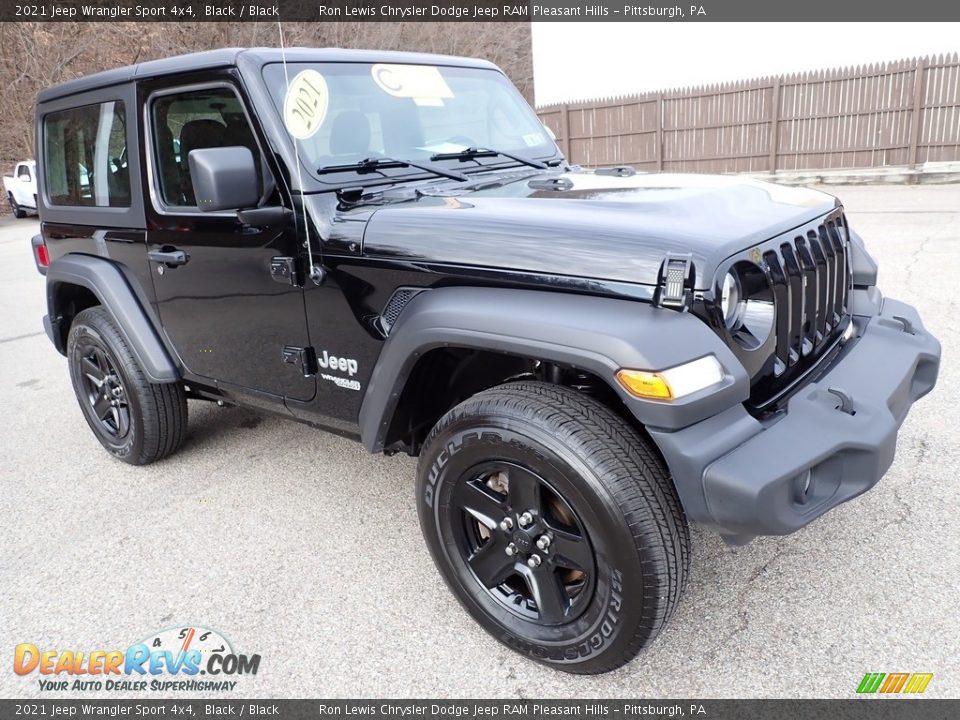 2021 Jeep Wrangler Sport 4x4 Black / Black Photo #8