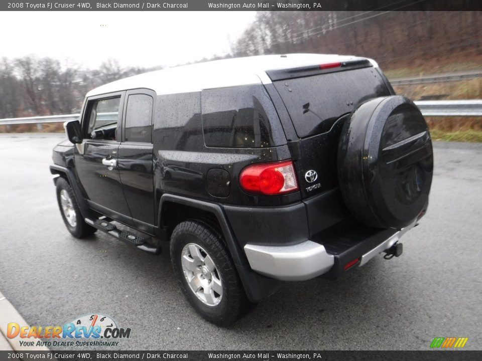 2008 Toyota FJ Cruiser 4WD Black Diamond / Dark Charcoal Photo #12