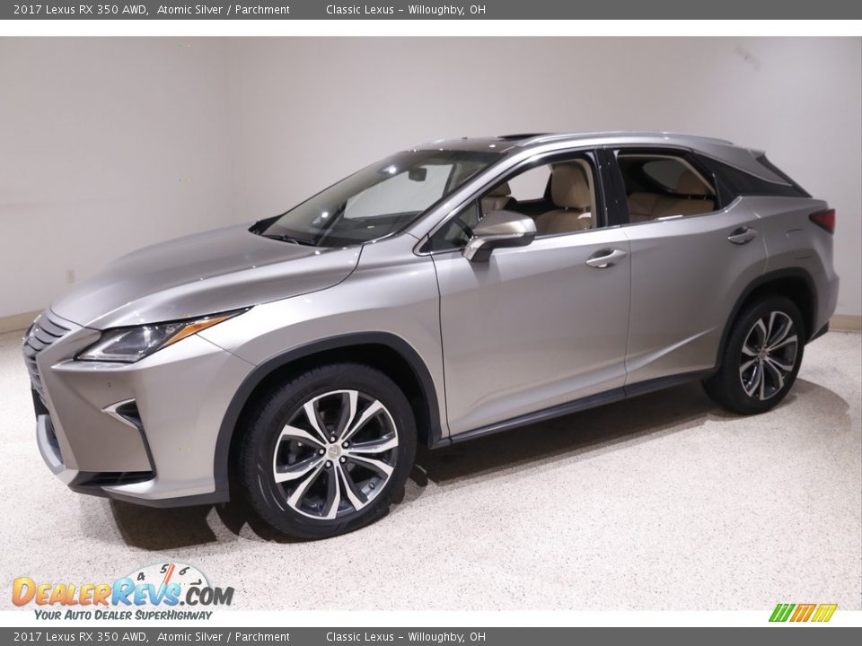 2017 Lexus RX 350 AWD Atomic Silver / Parchment Photo #3