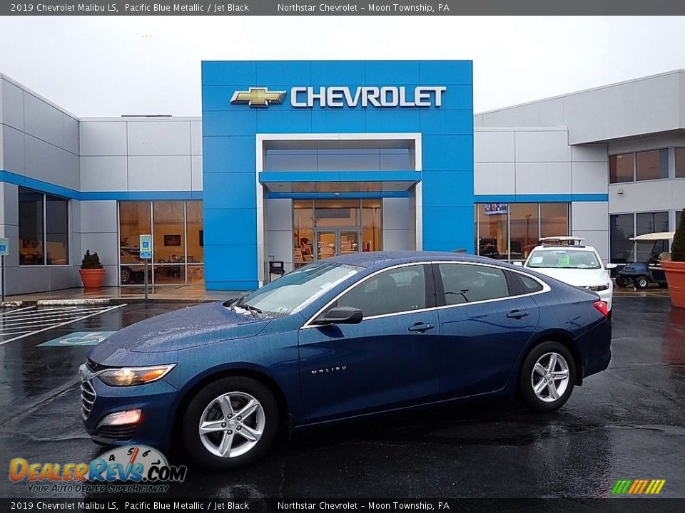 2019 Chevrolet Malibu LS Pacific Blue Metallic / Jet Black Photo #1