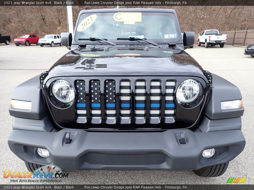 2021 Jeep Wrangler Sport 4x4 Black / Black Photo #9