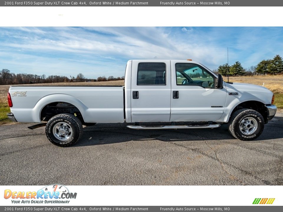 Oxford White 2001 Ford F350 Super Duty XLT Crew Cab 4x4 Photo #3