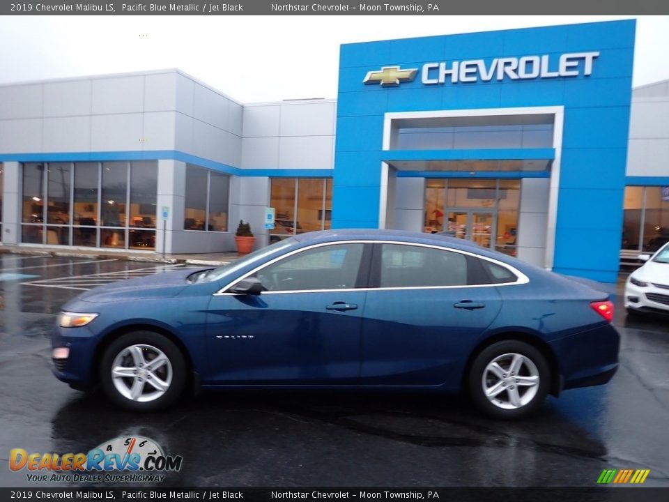 2019 Chevrolet Malibu LS Pacific Blue Metallic / Jet Black Photo #3