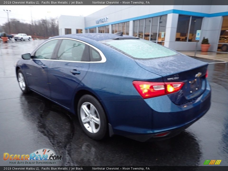 2019 Chevrolet Malibu LS Pacific Blue Metallic / Jet Black Photo #4