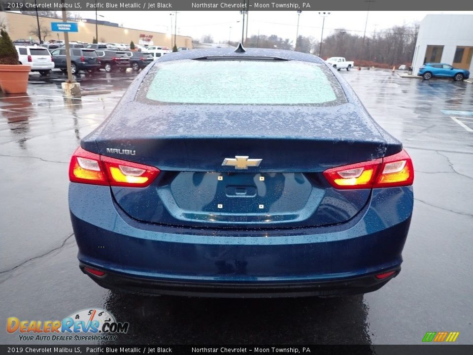 2019 Chevrolet Malibu LS Pacific Blue Metallic / Jet Black Photo #6