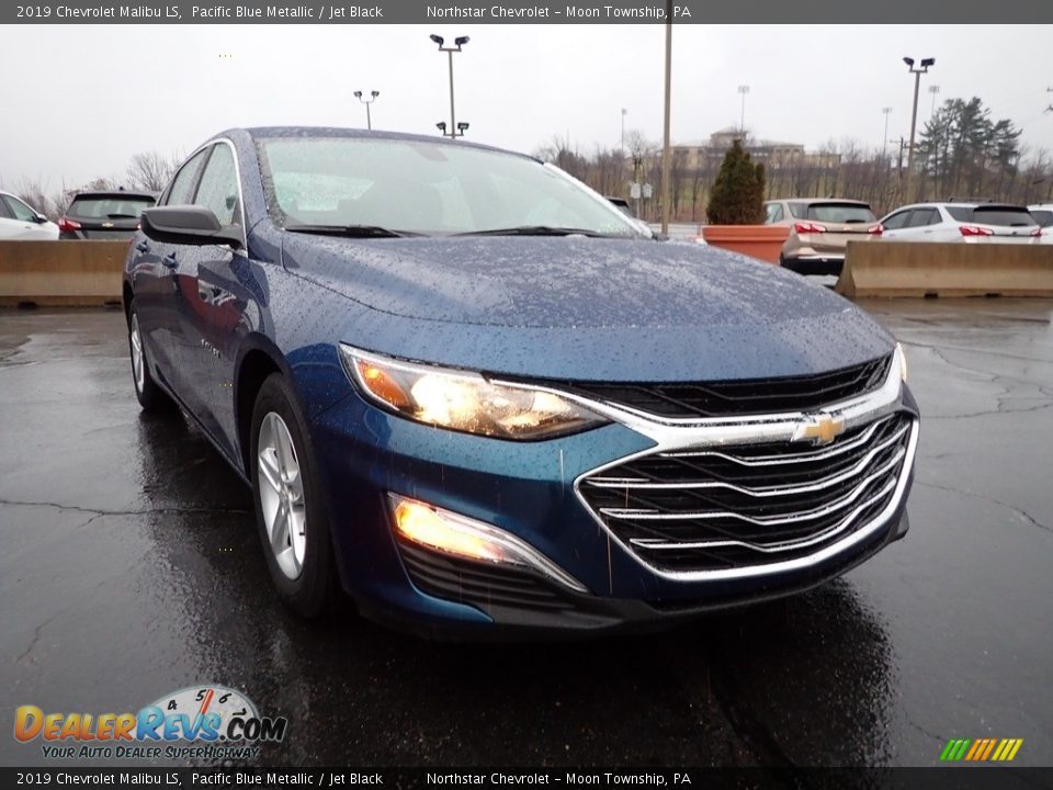 2019 Chevrolet Malibu LS Pacific Blue Metallic / Jet Black Photo #12