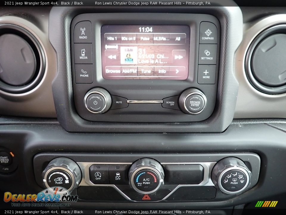 2021 Jeep Wrangler Sport 4x4 Black / Black Photo #19