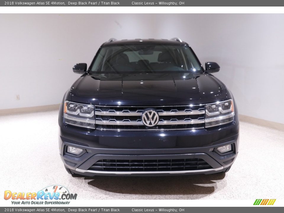 2018 Volkswagen Atlas SE 4Motion Deep Black Pearl / Titan Black Photo #2