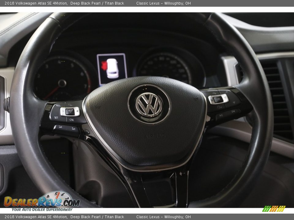 2018 Volkswagen Atlas SE 4Motion Deep Black Pearl / Titan Black Photo #7