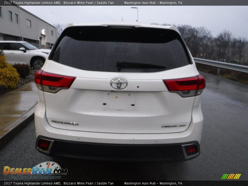 2017 Toyota Highlander Limited AWD Blizzard White Pearl / Saddle Tan Photo #15