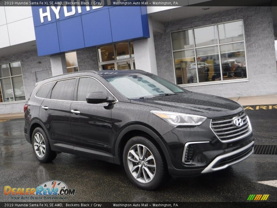 2019 Hyundai Santa Fe XL SE AWD Becketts Black / Gray Photo #1