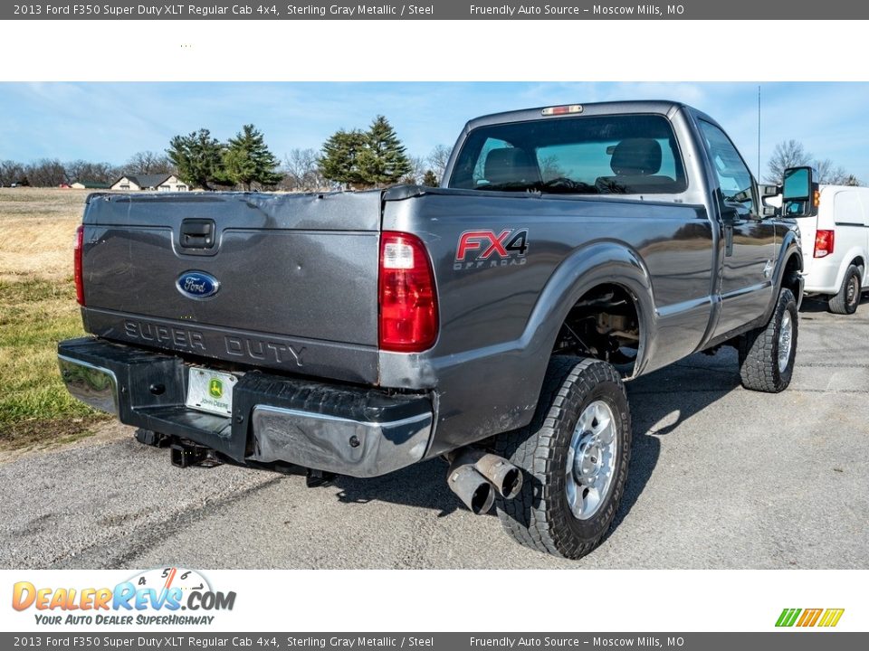 2013 Ford F350 Super Duty XLT Regular Cab 4x4 Sterling Gray Metallic / Steel Photo #4