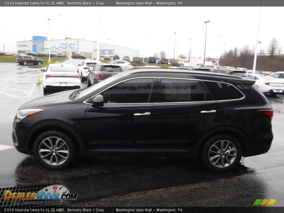 2019 Hyundai Santa Fe XL SE AWD Becketts Black / Gray Photo #6