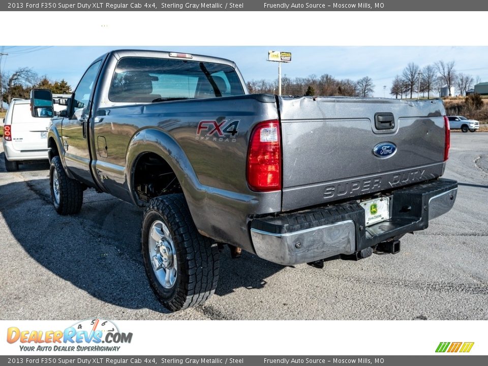 2013 Ford F350 Super Duty XLT Regular Cab 4x4 Sterling Gray Metallic / Steel Photo #6