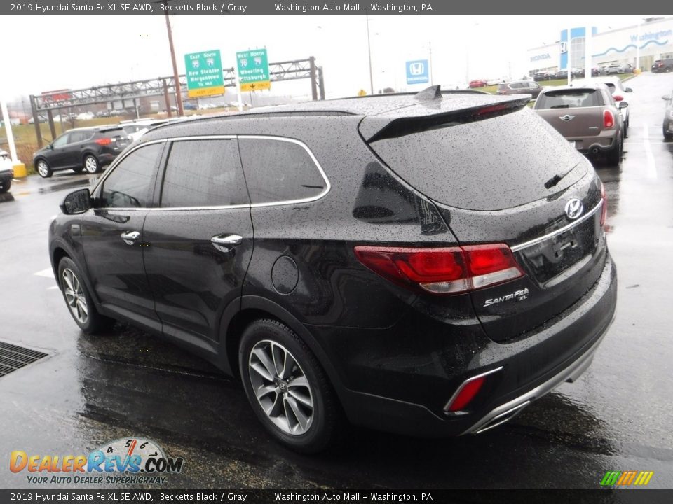 2019 Hyundai Santa Fe XL SE AWD Becketts Black / Gray Photo #7