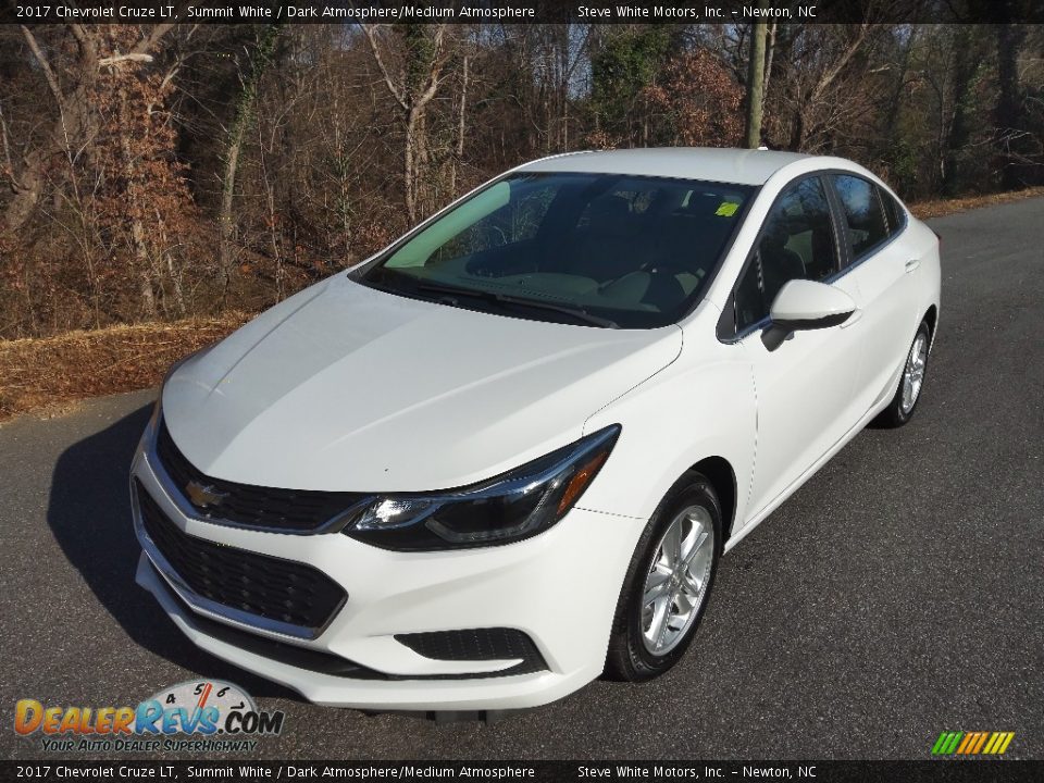 2017 Chevrolet Cruze LT Summit White / Dark Atmosphere/Medium Atmosphere Photo #3