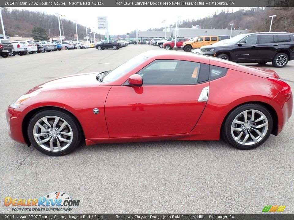 Magma Red 2014 Nissan 370Z Touring Coupe Photo #2
