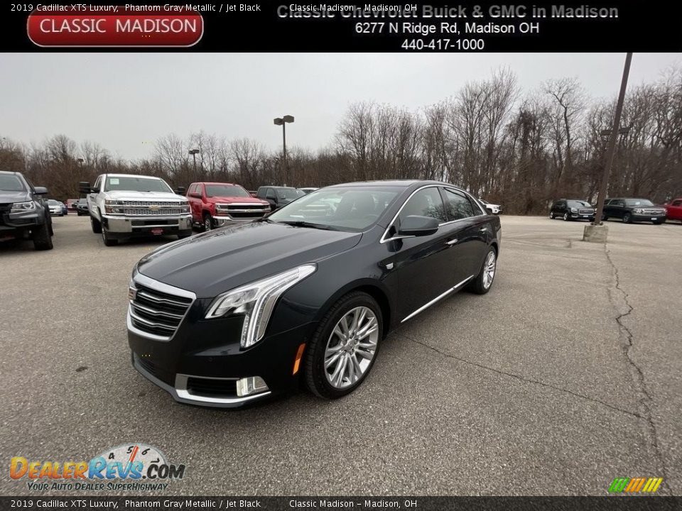 2019 Cadillac XTS Luxury Phantom Gray Metallic / Jet Black Photo #1