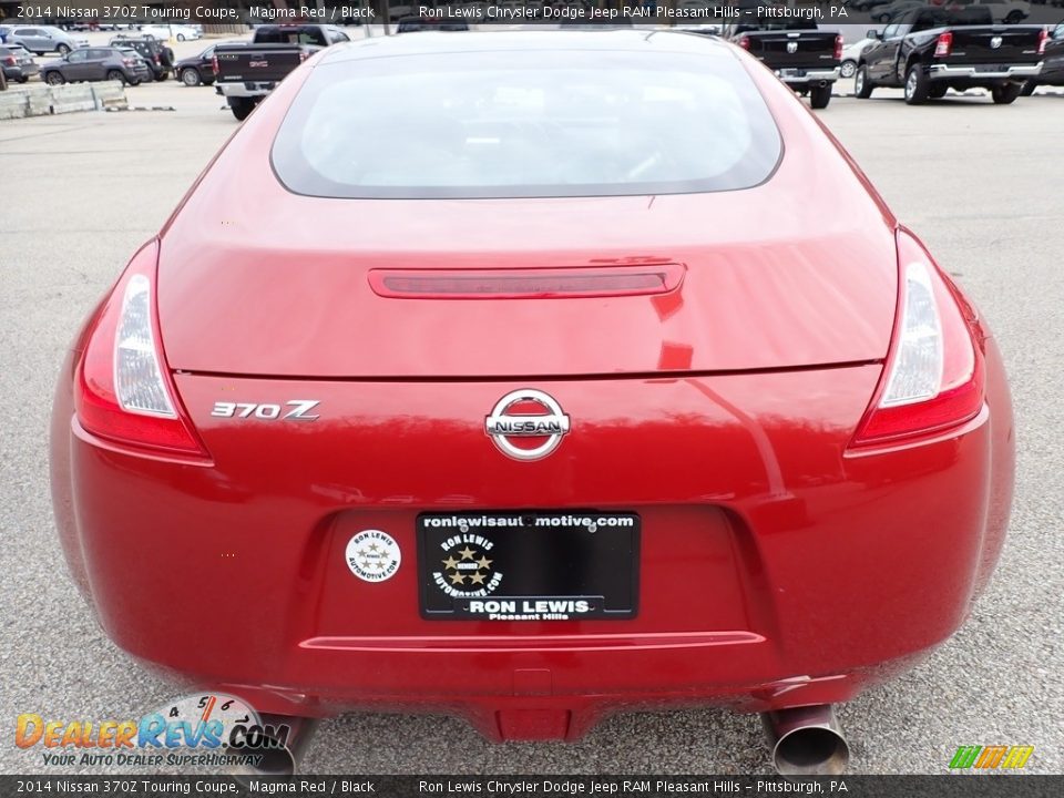 2014 Nissan 370Z Touring Coupe Magma Red / Black Photo #4