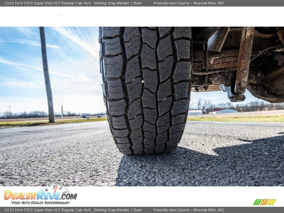 2013 Ford F350 Super Duty XLT Regular Cab 4x4 Sterling Gray Metallic / Steel Photo #12