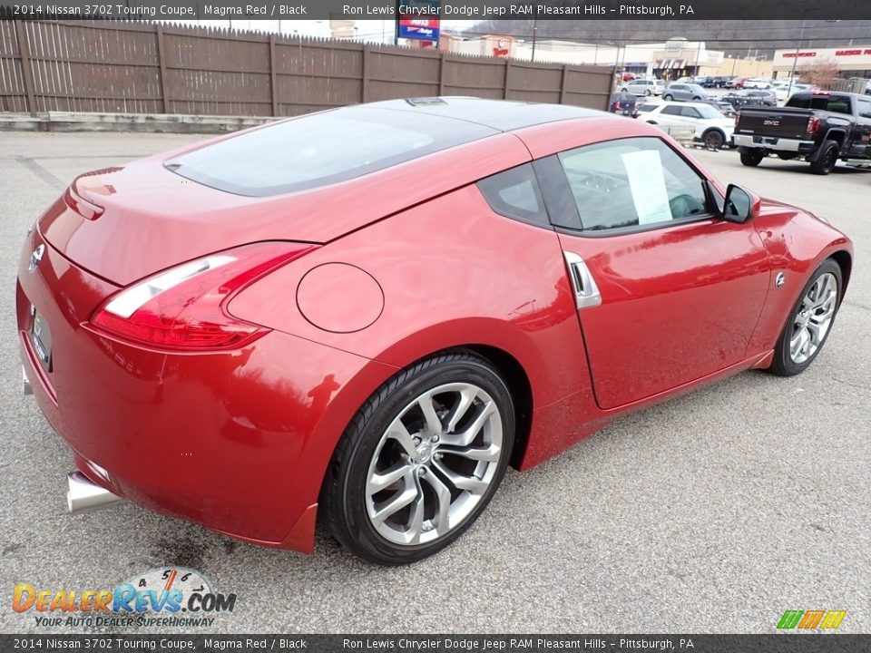 2014 Nissan 370Z Touring Coupe Magma Red / Black Photo #5