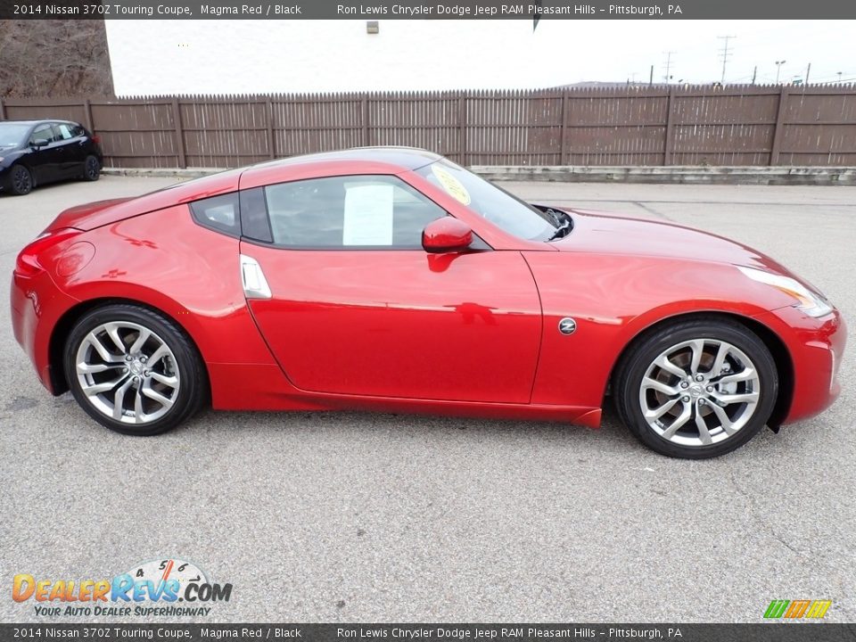 Magma Red 2014 Nissan 370Z Touring Coupe Photo #6
