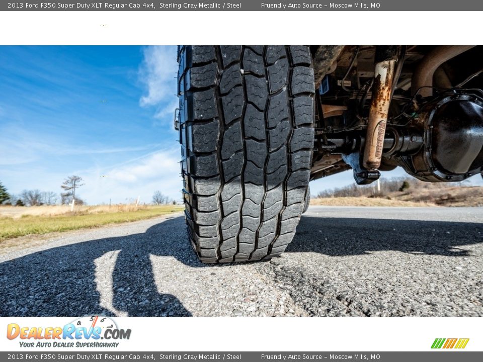 2013 Ford F350 Super Duty XLT Regular Cab 4x4 Sterling Gray Metallic / Steel Photo #14