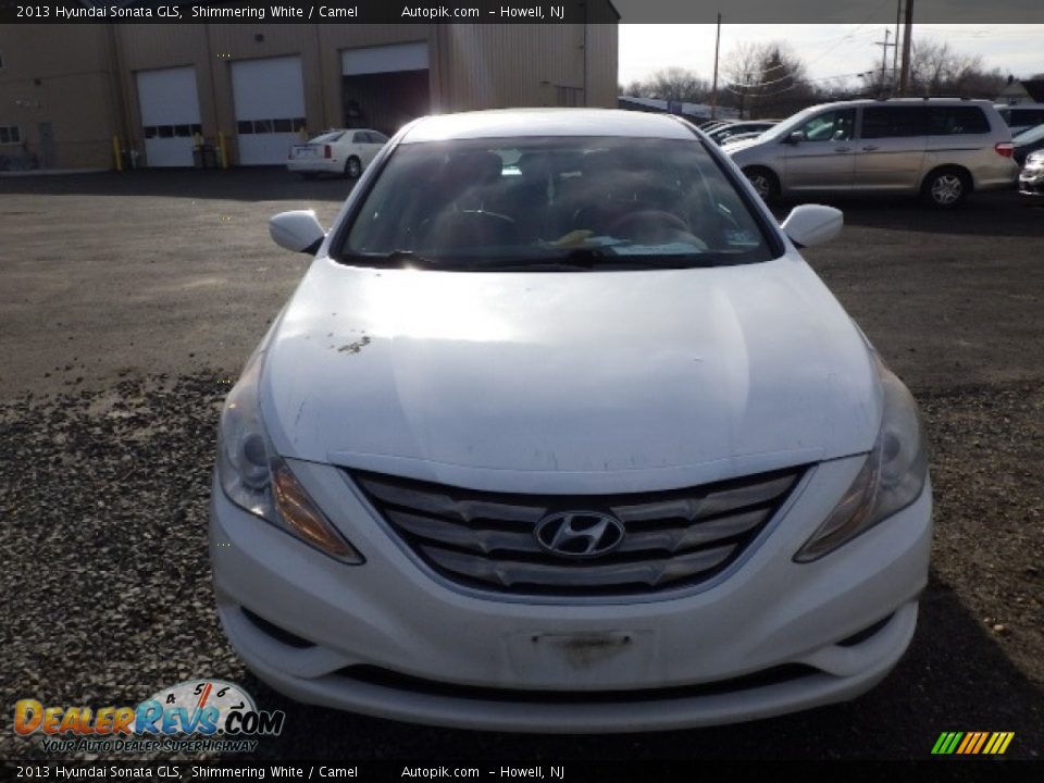 2013 Hyundai Sonata GLS Shimmering White / Camel Photo #2