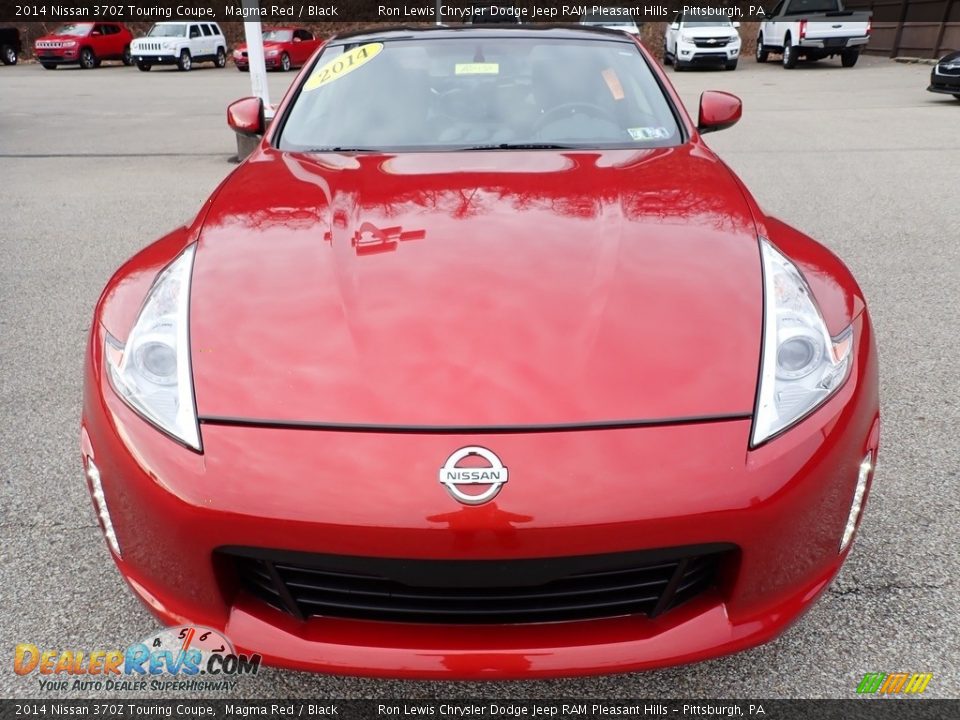 2014 Nissan 370Z Touring Coupe Magma Red / Black Photo #8