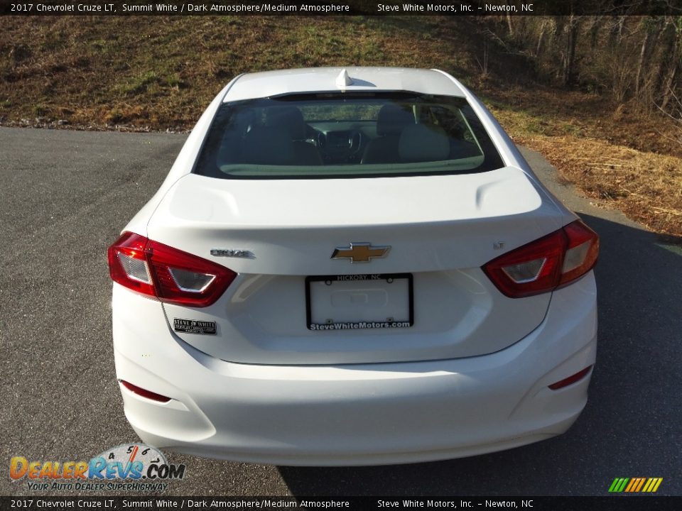 2017 Chevrolet Cruze LT Summit White / Dark Atmosphere/Medium Atmosphere Photo #9