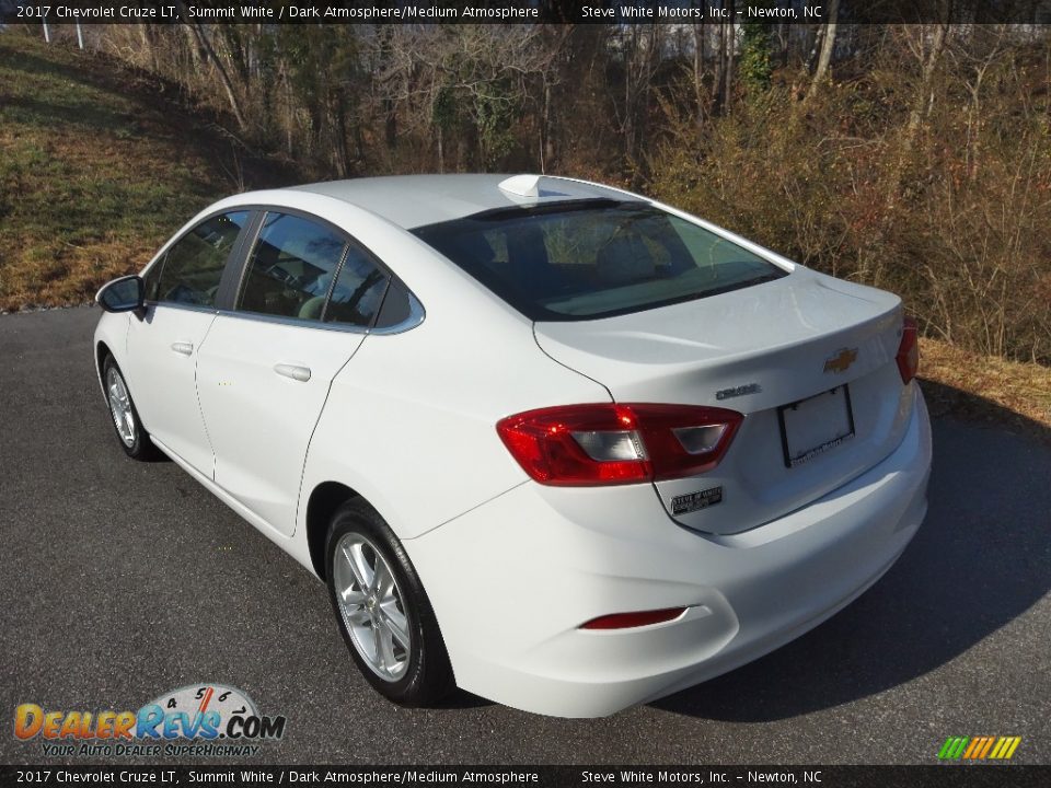 2017 Chevrolet Cruze LT Summit White / Dark Atmosphere/Medium Atmosphere Photo #10