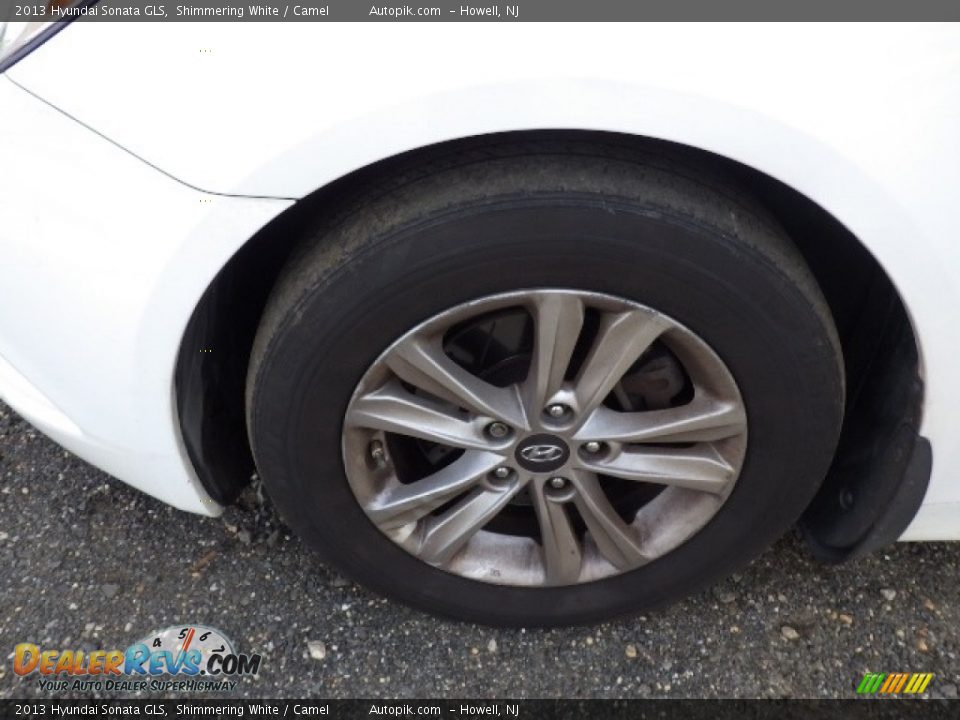 2013 Hyundai Sonata GLS Shimmering White / Camel Photo #13