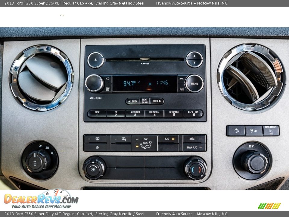 Controls of 2013 Ford F350 Super Duty XLT Regular Cab 4x4 Photo #25