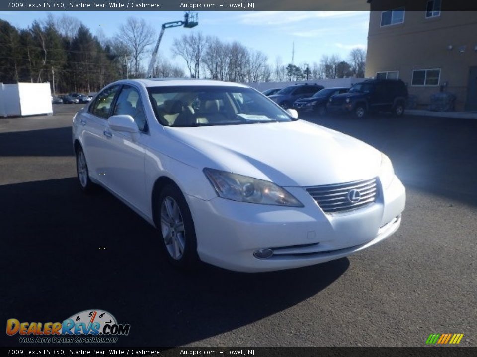 2009 Lexus ES 350 Starfire Pearl White / Cashmere Photo #3