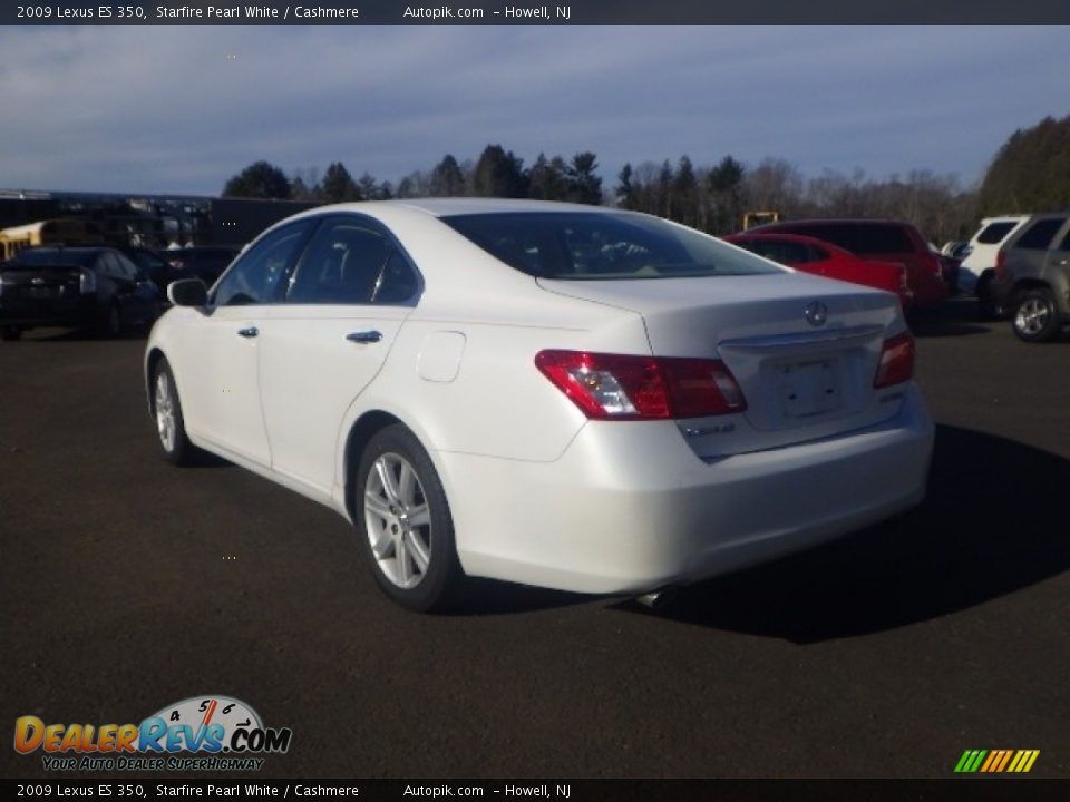 2009 Lexus ES 350 Starfire Pearl White / Cashmere Photo #4